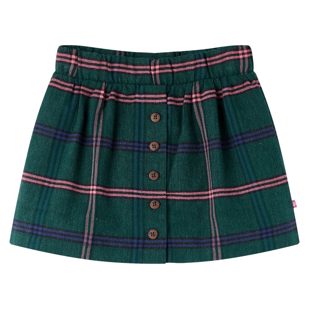 Kids' Skirt Dark Green 92 104 (3-4y)