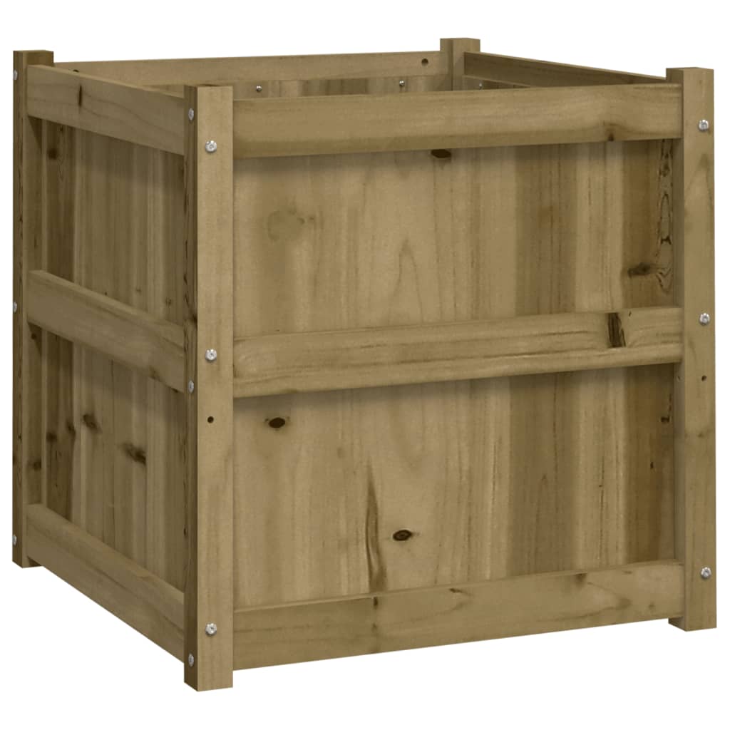 Garden Planters Solid Wood Pine Natural impregnated 2