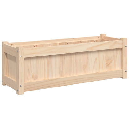 Garden Planters Solid Wood Pine Natural pine
