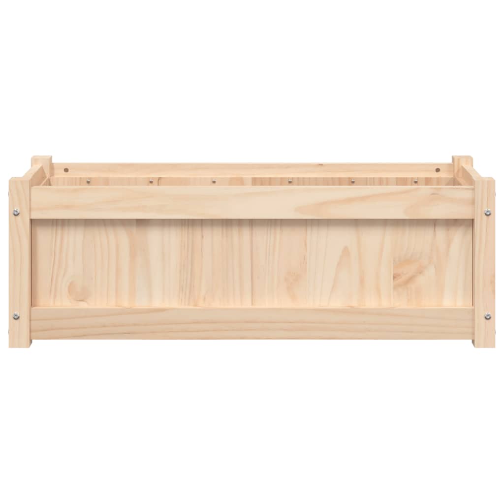 Garden Planters Solid Wood Pine Natural pine