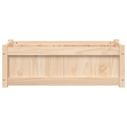 Garden Planters Solid Wood Pine Natural pine