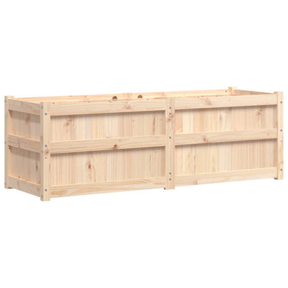 Garden Planter 150x50x50 cm Solid Wood Pine Natural pine