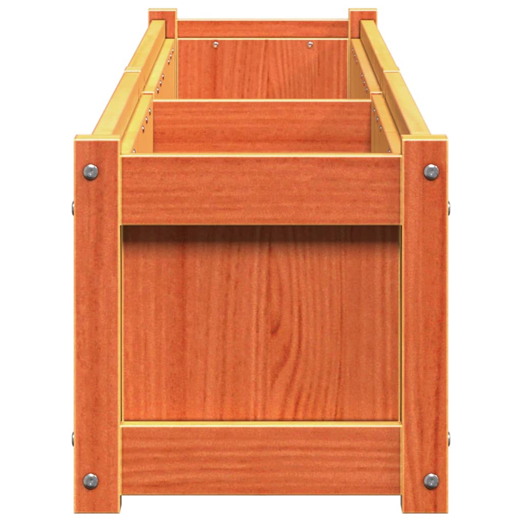 Garden Planters Solid Wood Pine Brown pine 1
