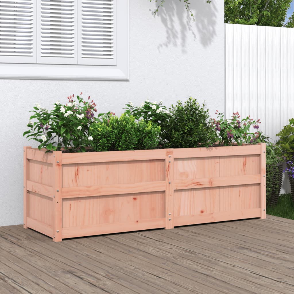 Garden Planter 150x50x50 cm Solid Wood Pine Natural douglas