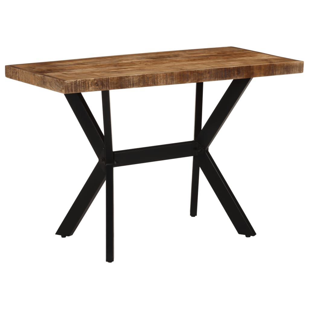 Dining Table Solid Mango Wood Height 75 cm Brown 110 cm 55 cm