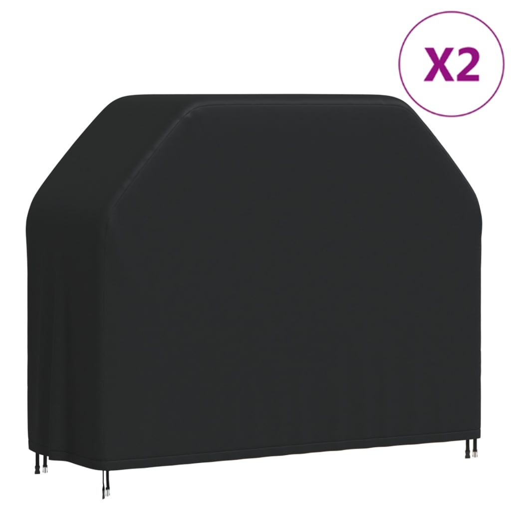 vidaXL BBQ Covers 2 pcs 420D Oxford Fabric