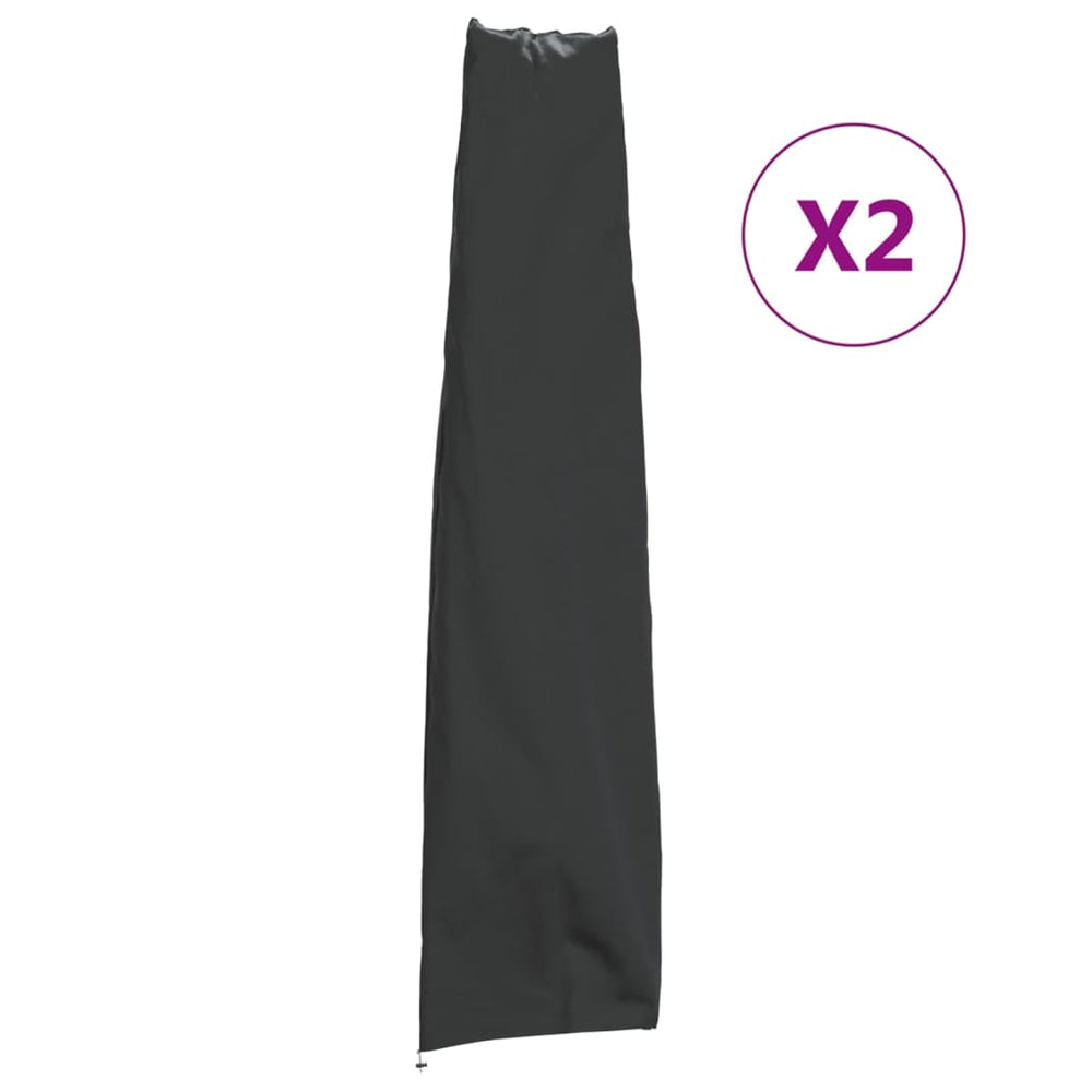 vidaXL Garden Umbrella Covers 2 pcs 420D Oxford Fabric
