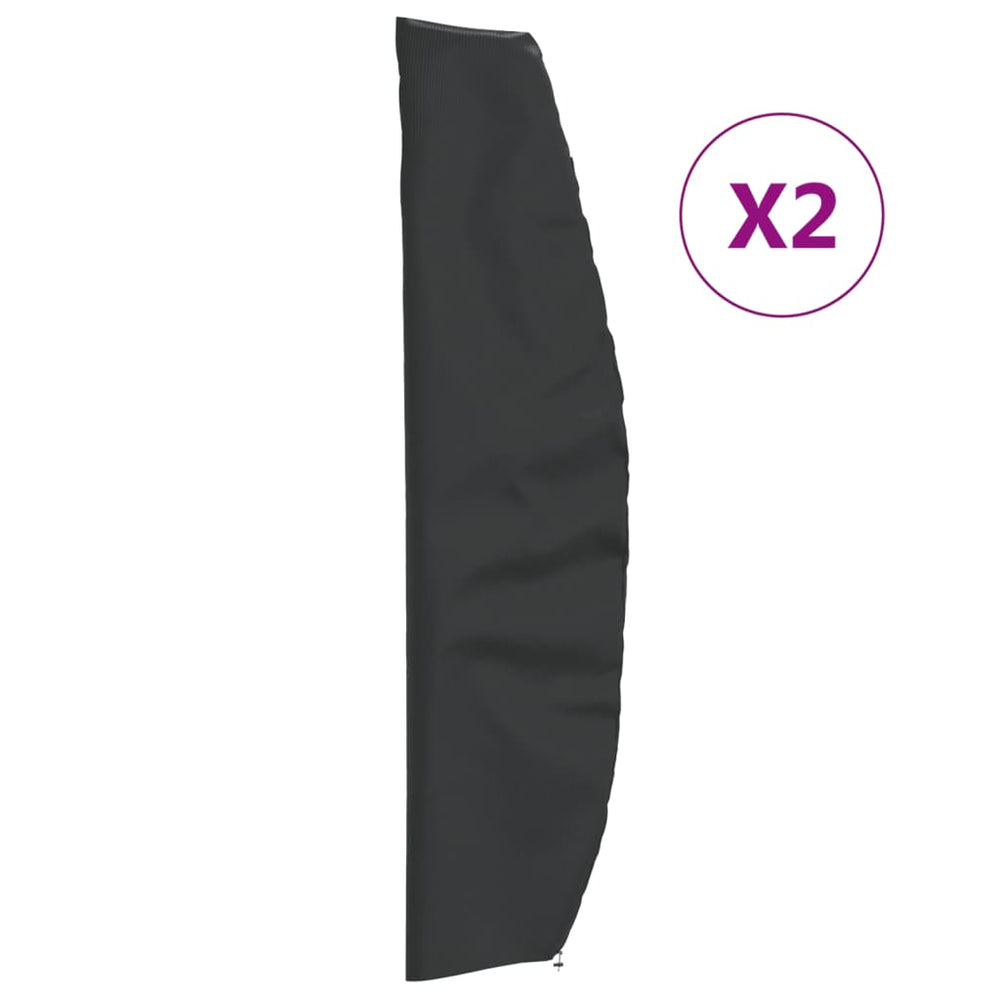 vidaXL Garden Umbrella Covers 2 pcs 420D Oxford Fabric