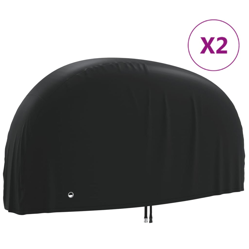 vidaXL Bike Covers 2 pcs 190T Oxford Fabric