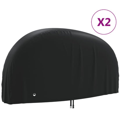 Bike Covers 2 pcs 190T Oxford Fabric 200 x 70 x 110 cm