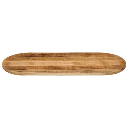 Table Top 100x50x3.8 cm Oval Solid Wood Mango Thickness 38 mm Rough mango wood(natural) 110 cm