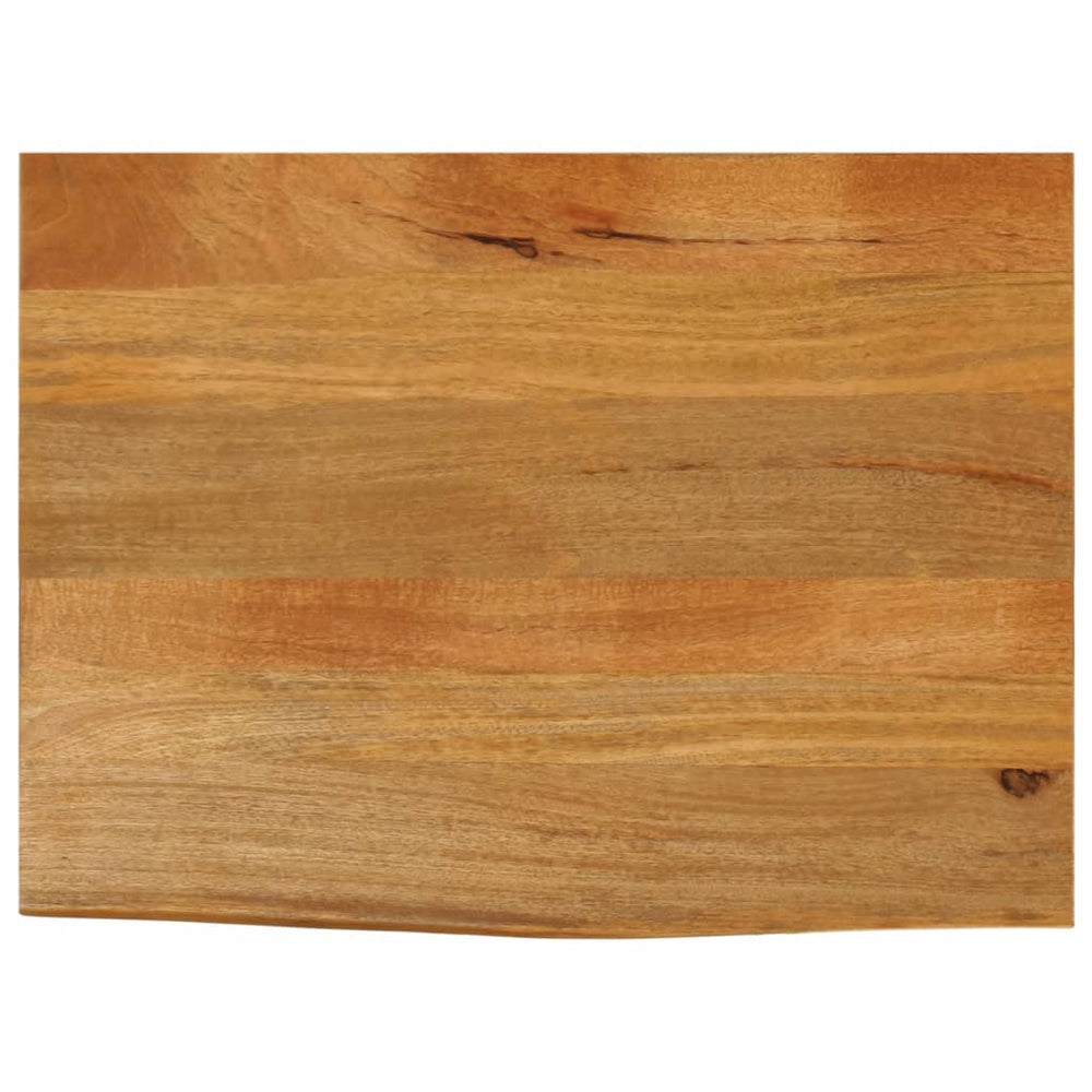 vidaXL Table Top Live Edge 60x60x3.8 cm Solid Wood Mango Oak Finished
