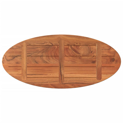 Table Top 100x50x2.5 cm Oval Solid Wood Mango Thickness 25 mm 120 cm 50 cm