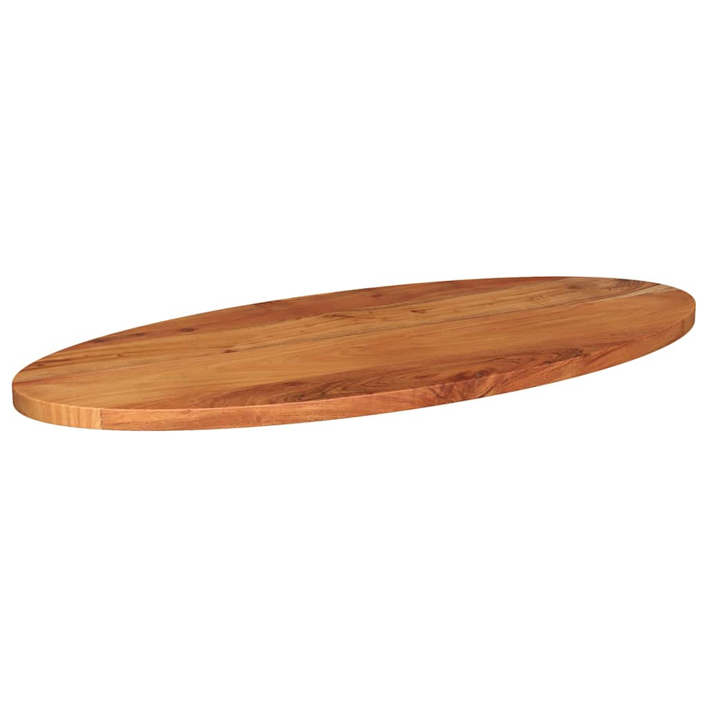 Table Top 140x50x3.8 cm Oval Solid Wood Mango Thickness 38 mm Acacia wood(natural) 100 cm 40 cm