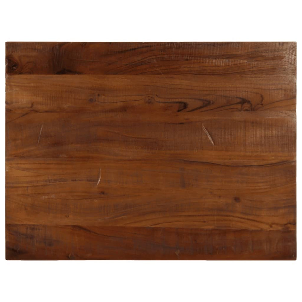 vidaXL Table Top 70x70x2.5 cm Square Solid Wood Reclaimed Thickness 25 mm Reclaimed wood(natural)