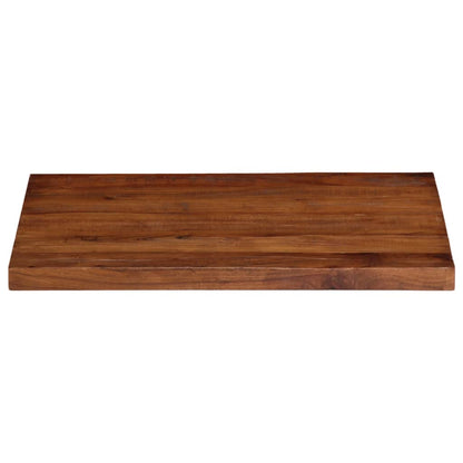 Table Top 70x70x2.5 cm Square Solid Wood Reclaimed Thickness 25 mm Reclaimed wood(natural) 80 cm