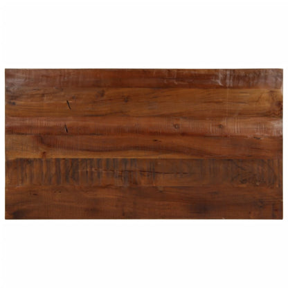 Table Top 70x70x2.5 cm Square Solid Wood Reclaimed Thickness 25 mm Reclaimed wood(natural) 120 cm