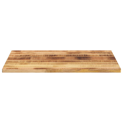 Table Top 80x80x2.5 cm Square Solid Wood Rough Mango Thickness 25 mm Rough Mango wood(natural) 90 cm