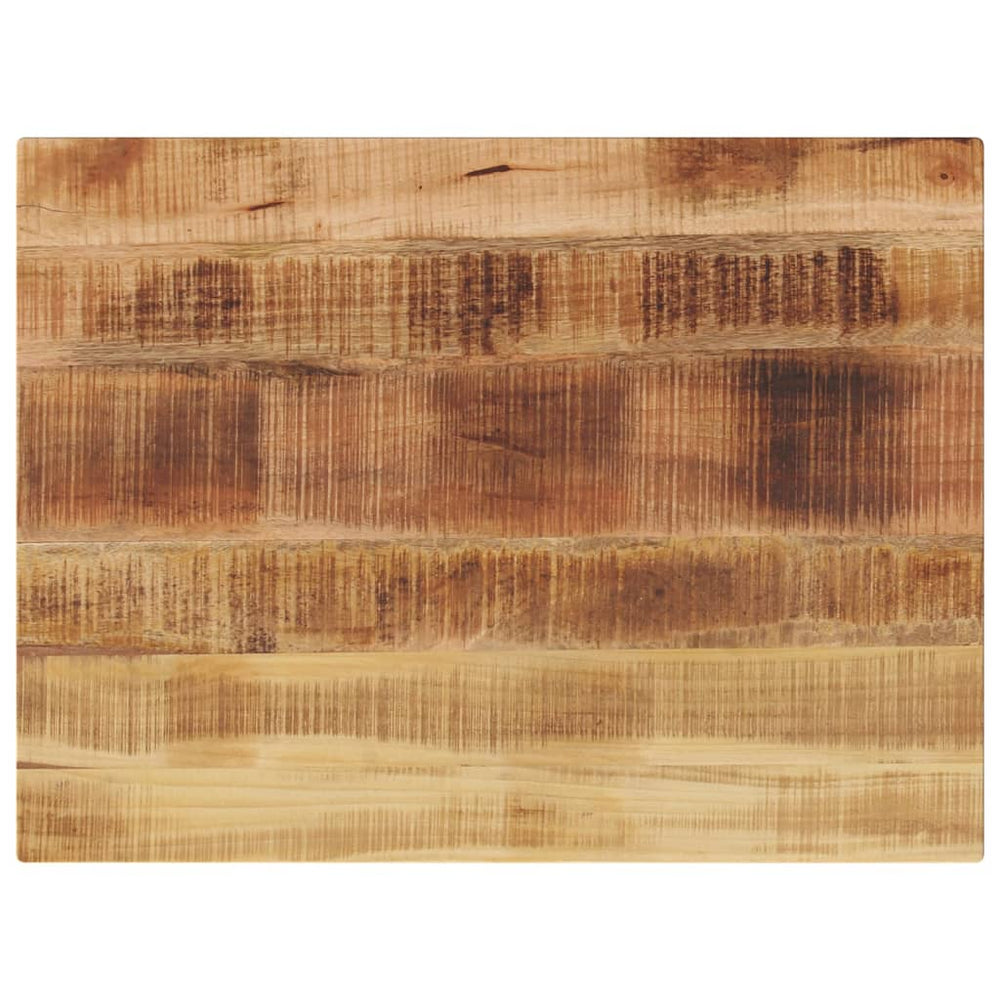 vidaXL Table Top 50x50x3.8 cm Square Solid Wood Rough Mango Thickness 38 mm Rough Mango wood(natural)