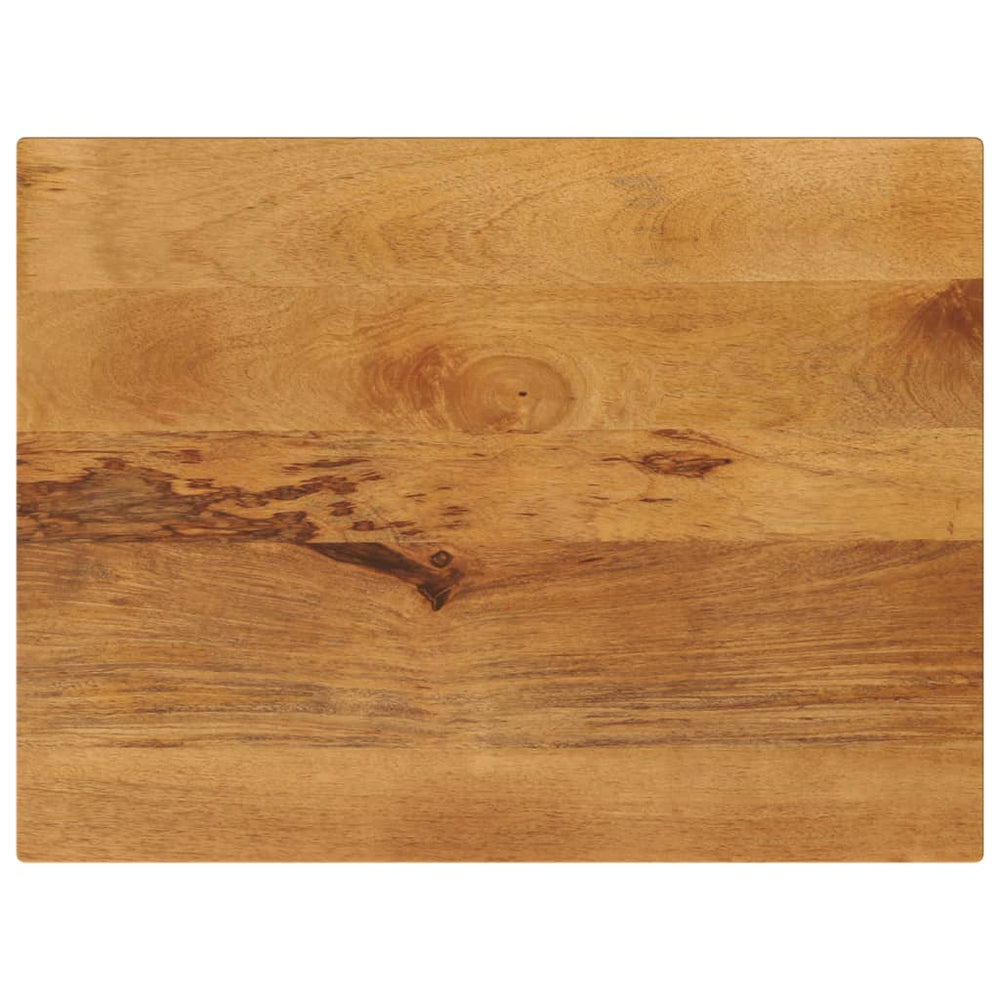 vidaXL Table Top 60x60x2.5 cm Square Solid Wood Mango Thickness 25 mm Mango wood(oak finish)