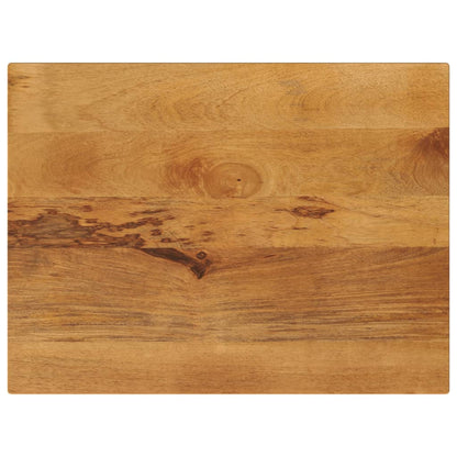 Table Top 60x60x2.5 cm Square Solid Wood Mango Thickness 25 mm Mango wood(oak finish) 80 cm