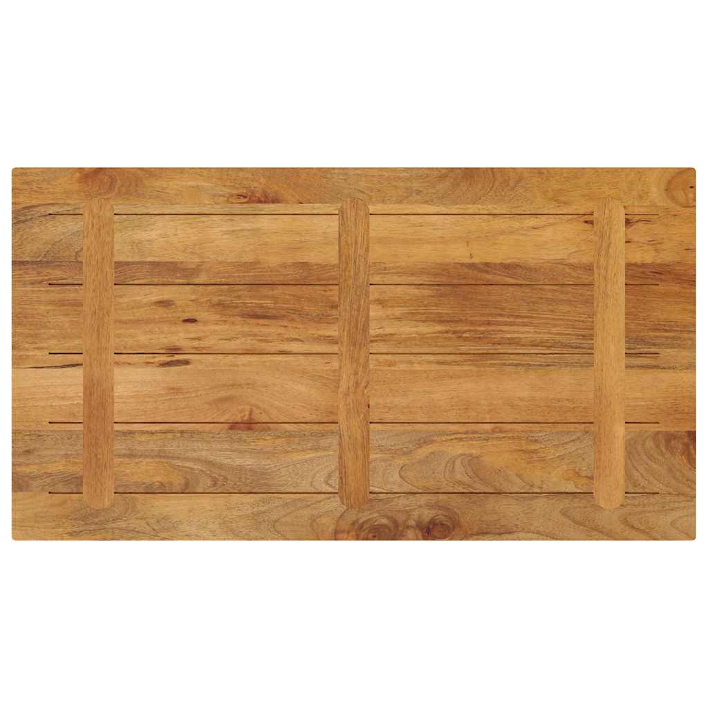 Table Top 60x60x2.5 cm Square Solid Wood Mango Thickness 25 mm Mango wood(oak finish) 100 cm