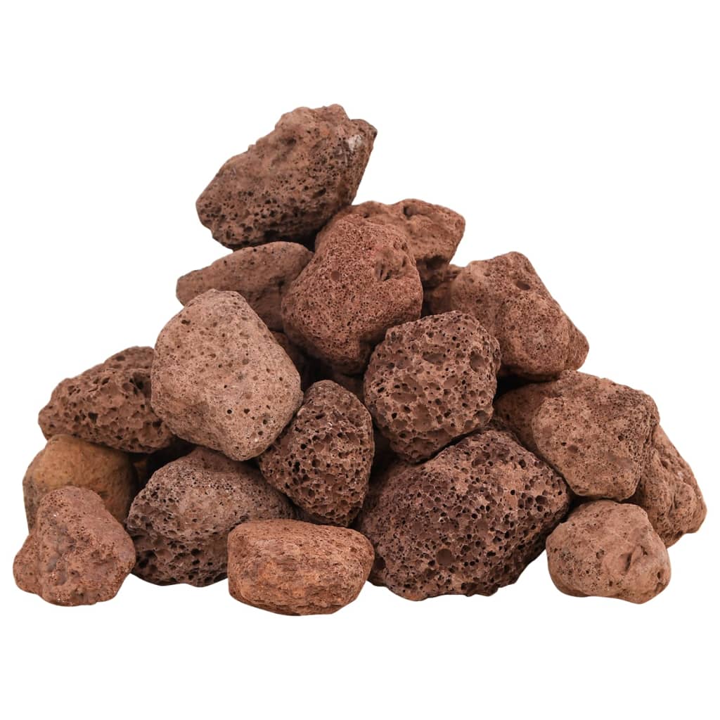 Volcanic Rocks 10 kg 5-8 Red 3-5 cm (25 kg)