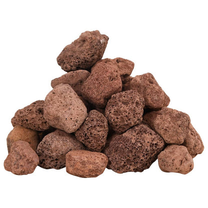 Volcanic Rocks 10 kg 5-8 Red 3-5 cm (25 kg)