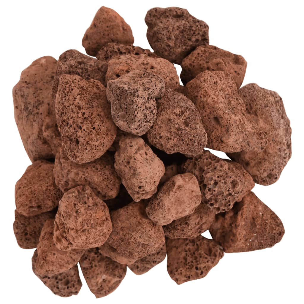 Volcanic Rocks 10 kg 5-8 Red 3-5 cm (25 kg)