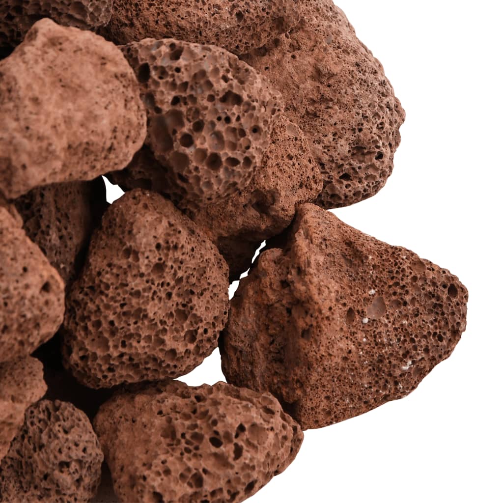 Volcanic Rocks 10 kg 5-8 Red 3-5 cm (25 kg)