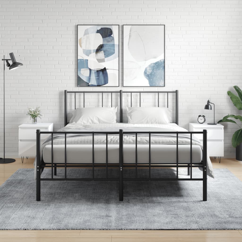 Bedside Cabinets 40x35x50 cm Engineered Wood White