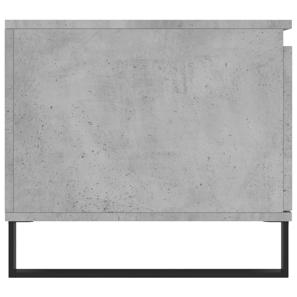 vidaXL Coffee Table Concrete Grey 100x50x45 cm Engineered Wood