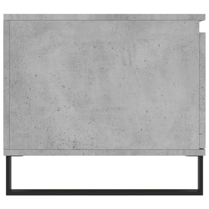 vidaXL Coffee Table Concrete Grey 100x50x45 cm Engineered Wood