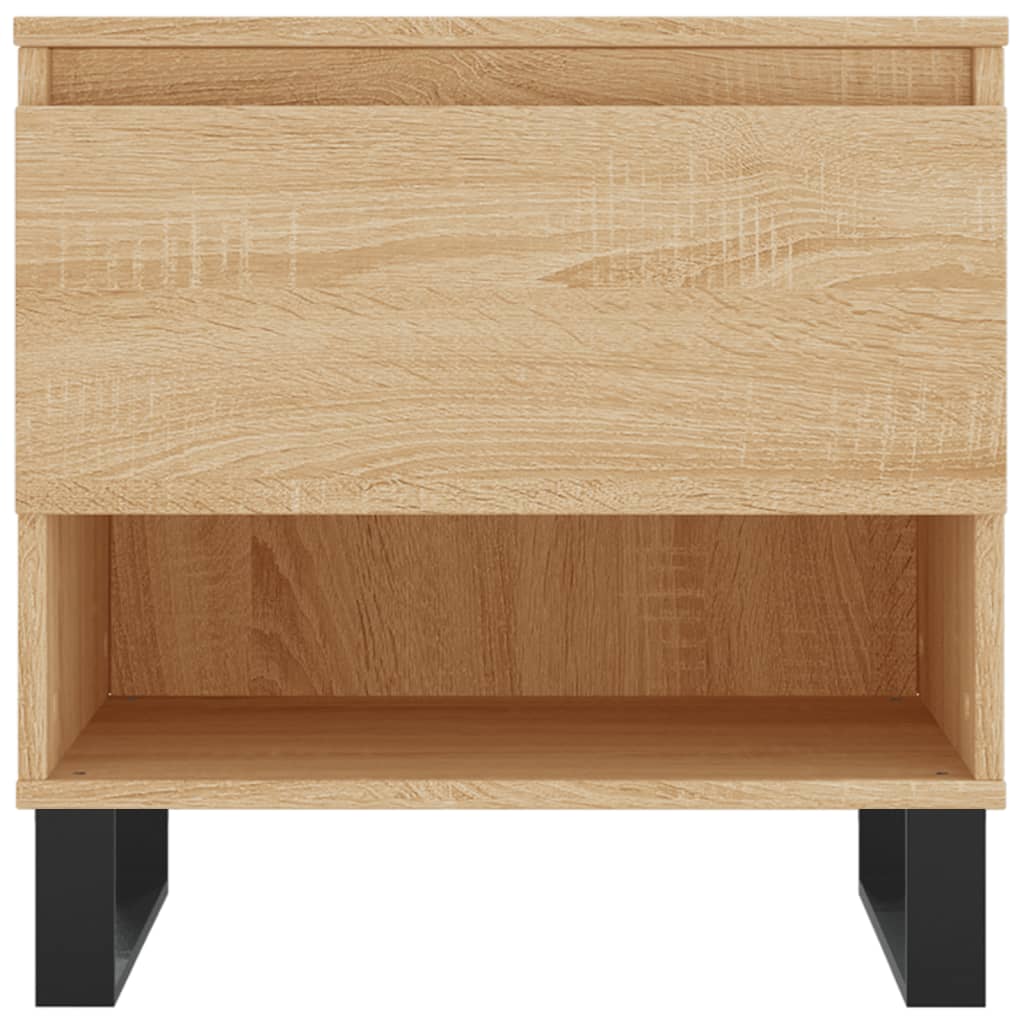 vidaXL Coffee Table Sonoma Oak 50x46x50 cm Engineered Wood