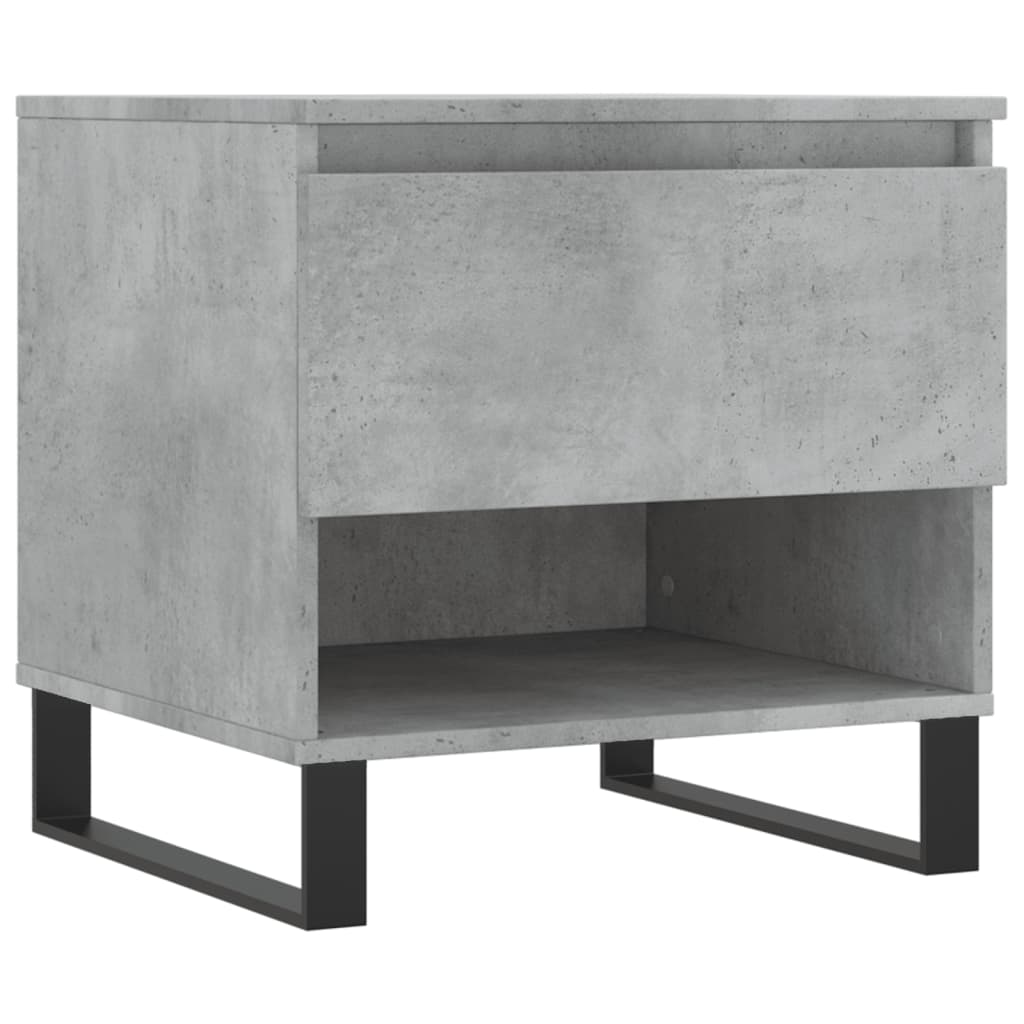 vidaXL Coffee Table Concrete Grey 50x46x50 cm Engineered Wood