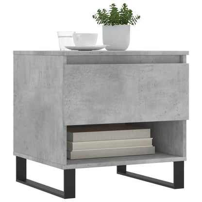 vidaXL Coffee Table Concrete Grey 50x46x50 cm Engineered Wood