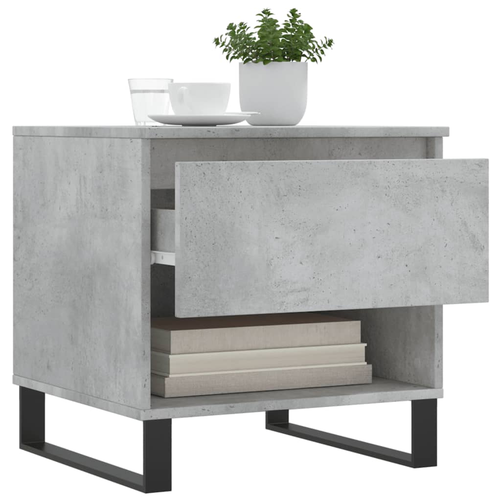 vidaXL Coffee Table Concrete Grey 50x46x50 cm Engineered Wood