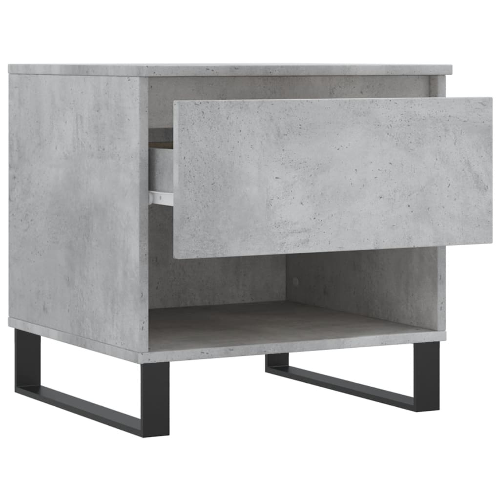 vidaXL Coffee Table Concrete Grey 50x46x50 cm Engineered Wood