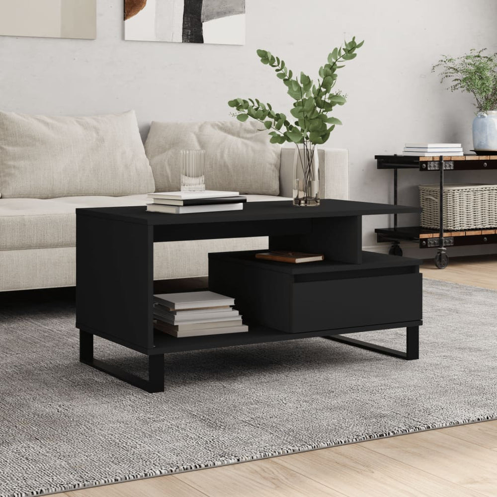 vidaXL Coffee Table 90x49x45 cm Engineered Wood