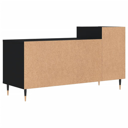 vidaXL TV Cabinet Black 100x35x55 cm Engineered Wood