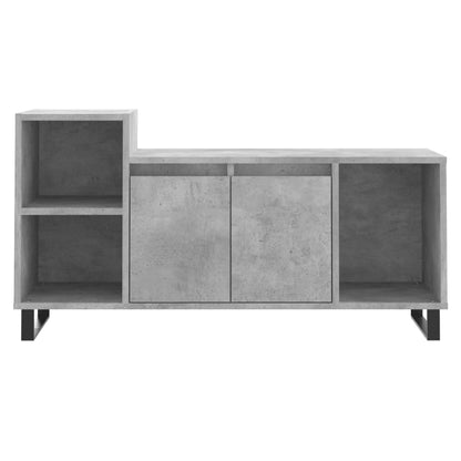 vidaXL TV Cabinet Concrete Grey 100x35x55 cm Engineered Wood