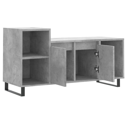 vidaXL TV Cabinet Concrete Grey 100x35x55 cm Engineered Wood