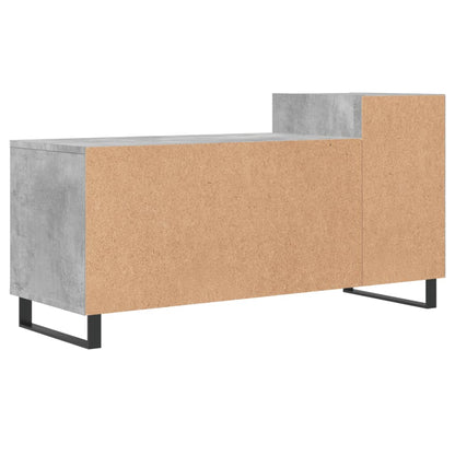 vidaXL TV Cabinet Concrete Grey 100x35x55 cm Engineered Wood