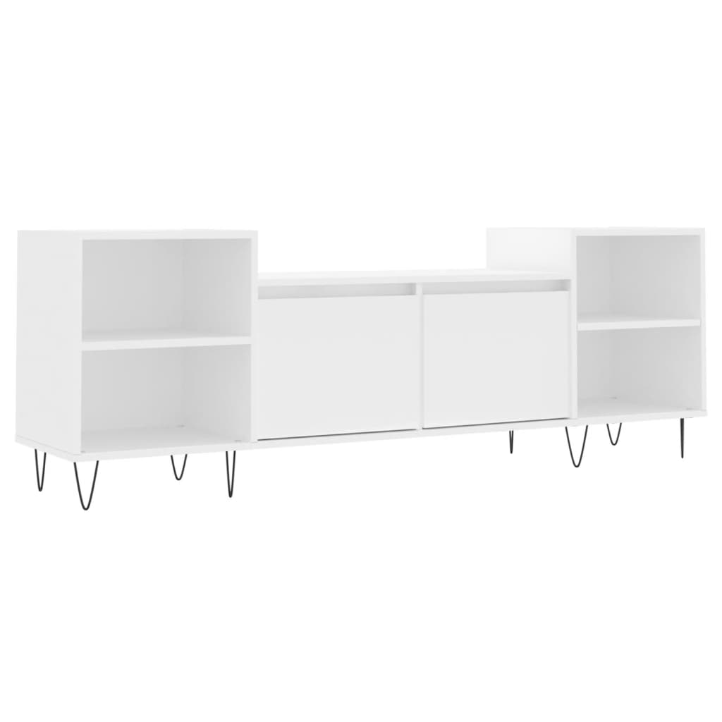 vidaXL TV Cabinet White 160x35x55 cm Engineered Wood