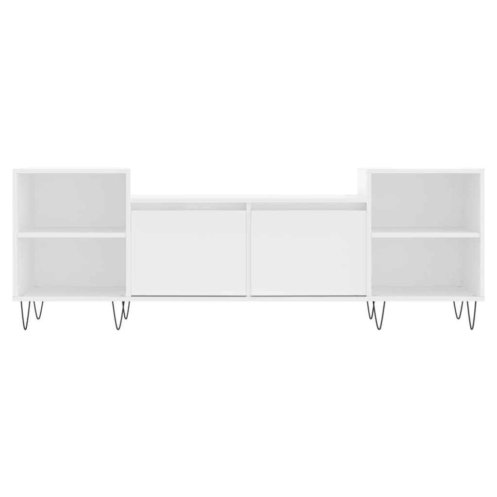 vidaXL TV Cabinet White 160x35x55 cm Engineered Wood