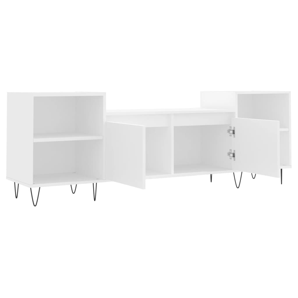 vidaXL TV Cabinet White 160x35x55 cm Engineered Wood