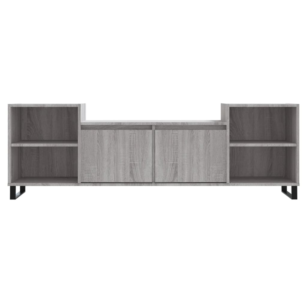 vidaXL TV Cabinet Grey Sonoma 160x35x55 cm Engineered Wood