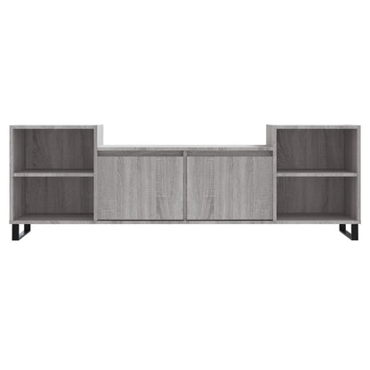 vidaXL TV Cabinet Grey Sonoma 160x35x55 cm Engineered Wood