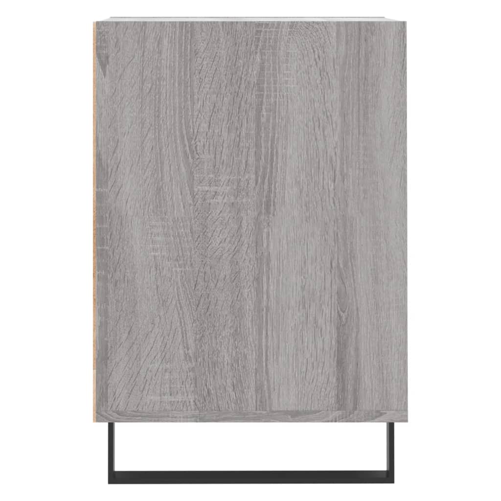 vidaXL TV Cabinet Grey Sonoma 160x35x55 cm Engineered Wood