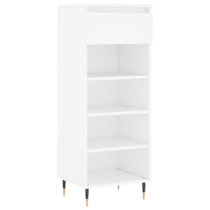 vidaXL Shoe Cabinet White 40x36x105 cm Engineered Wood